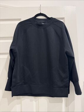 YPB Women's Black Crewneck Sweatshirt